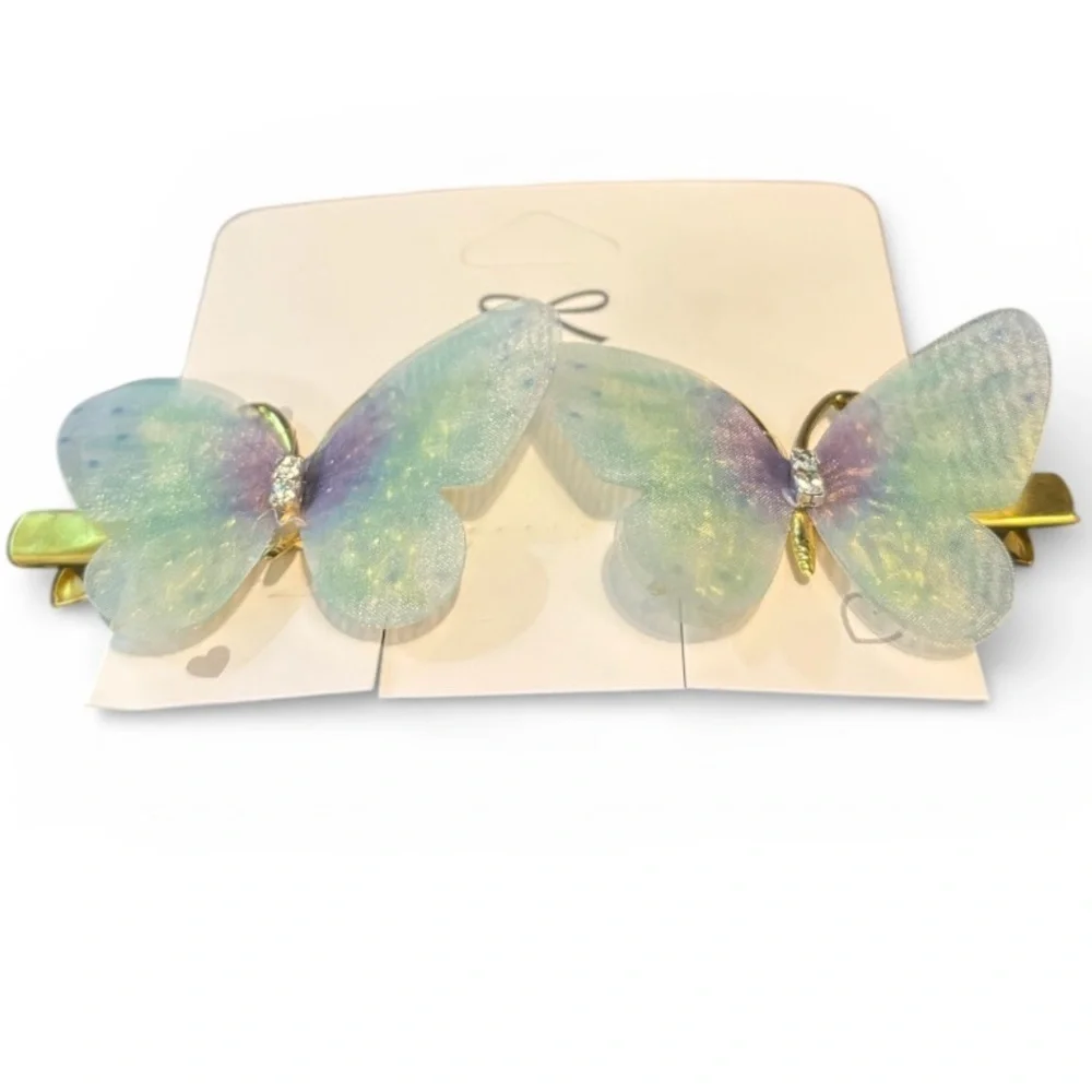 Butterfly Hair Clips New
